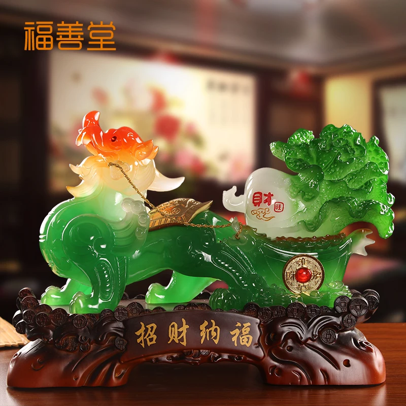 Фу Шань Тан розыгрыше танец украшения ресторан магазин открыт новый подарки