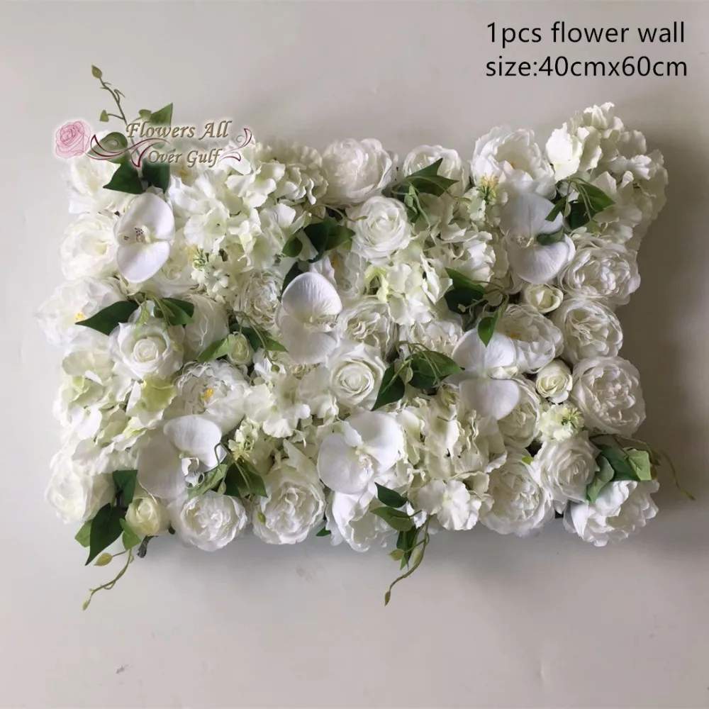 Стена из искусственных цветов и поддельные цветы бегун использовать гортензии орхидеи Роза Остина Пион для Свадебные фоновые декорации