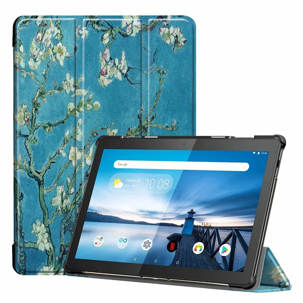 Чехол Funda Capa M10 Folio Case для Lenovo Tab 10 1 &quotTB X605F TB X605L Ультратонкий чехол из
