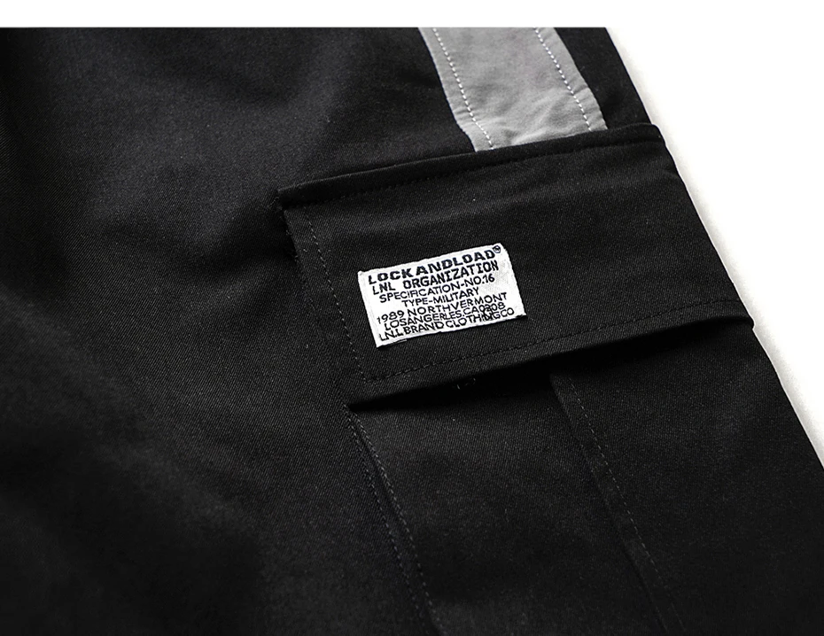 EFUNGAL Cargo Pocket Track Брюки Мода шаровары Джоггеры для мужчин Высокая мода Городской уличная хип хоп тонкие мужские брюки FD141
