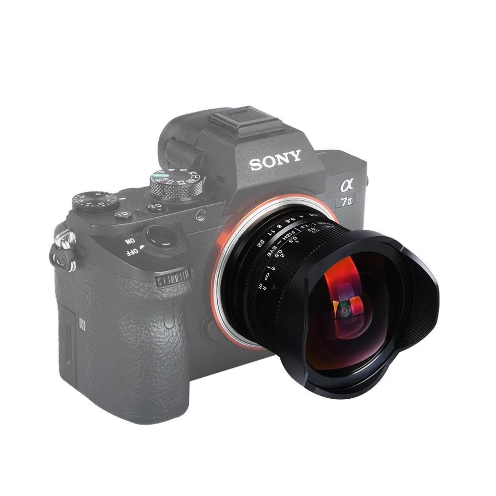 7 5 мм F/2 8 широкоугольный объектив для камеры рыбий глаз 180 градусов Sony E mount A9 A99 A7 A7II