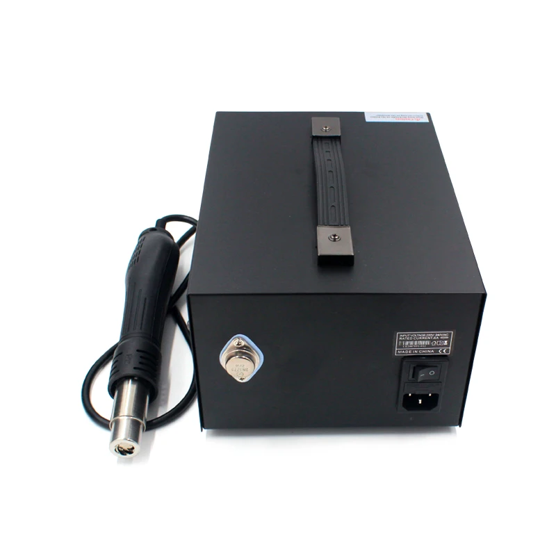 Паяльная станция Saike 909D фена паяльник 220 В/110 В 3 в 1 обновленная паяльная станция DC источник питания с подарком E