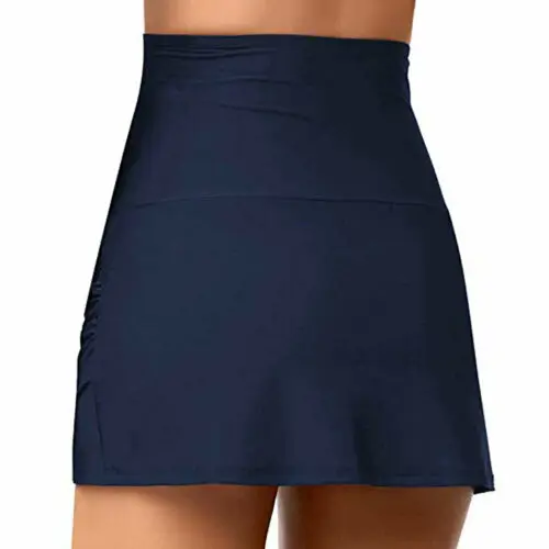 

Women High Waist Swim Skirt Bikini Bottom Swimwear Summer Beach Briefs