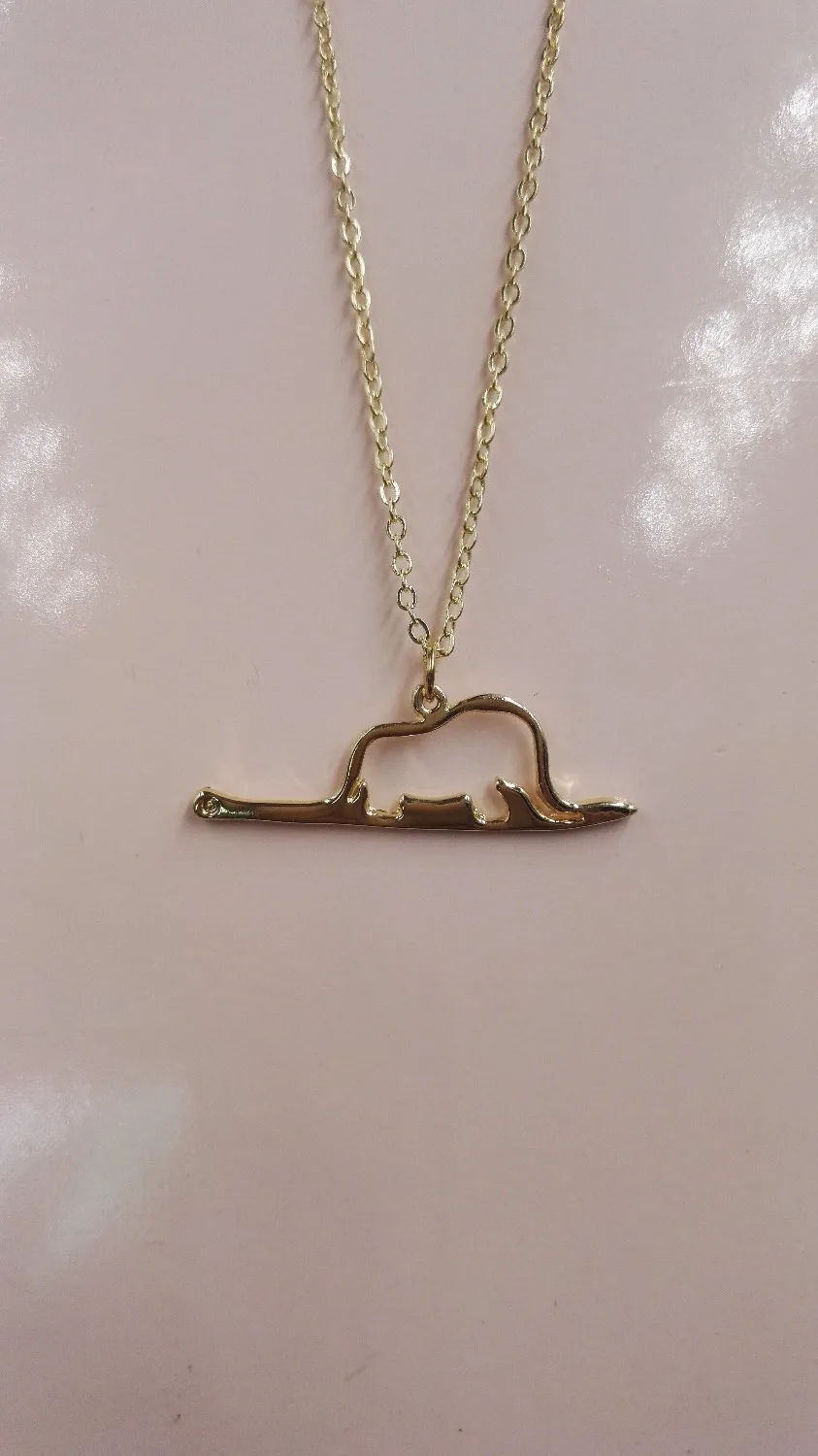 animal cute 10pcs/lot Little Prince necklace jewelry Elephant in a snake Charm women child present birthday SanLan | Украшения и