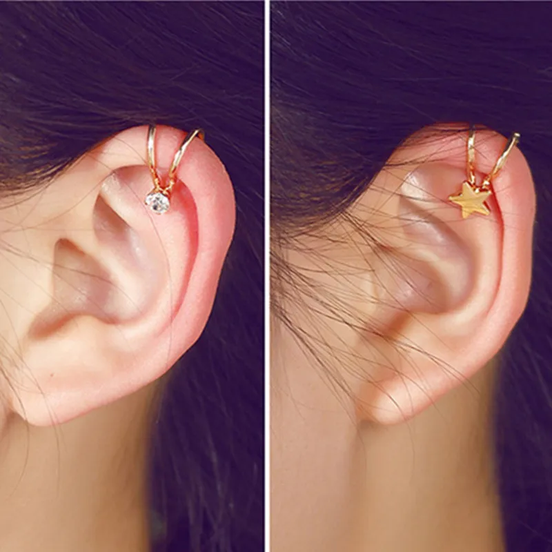 1 шт.! Симпатичные серьги с кристаллами луной солнцем звездой ED133 | Украшения и