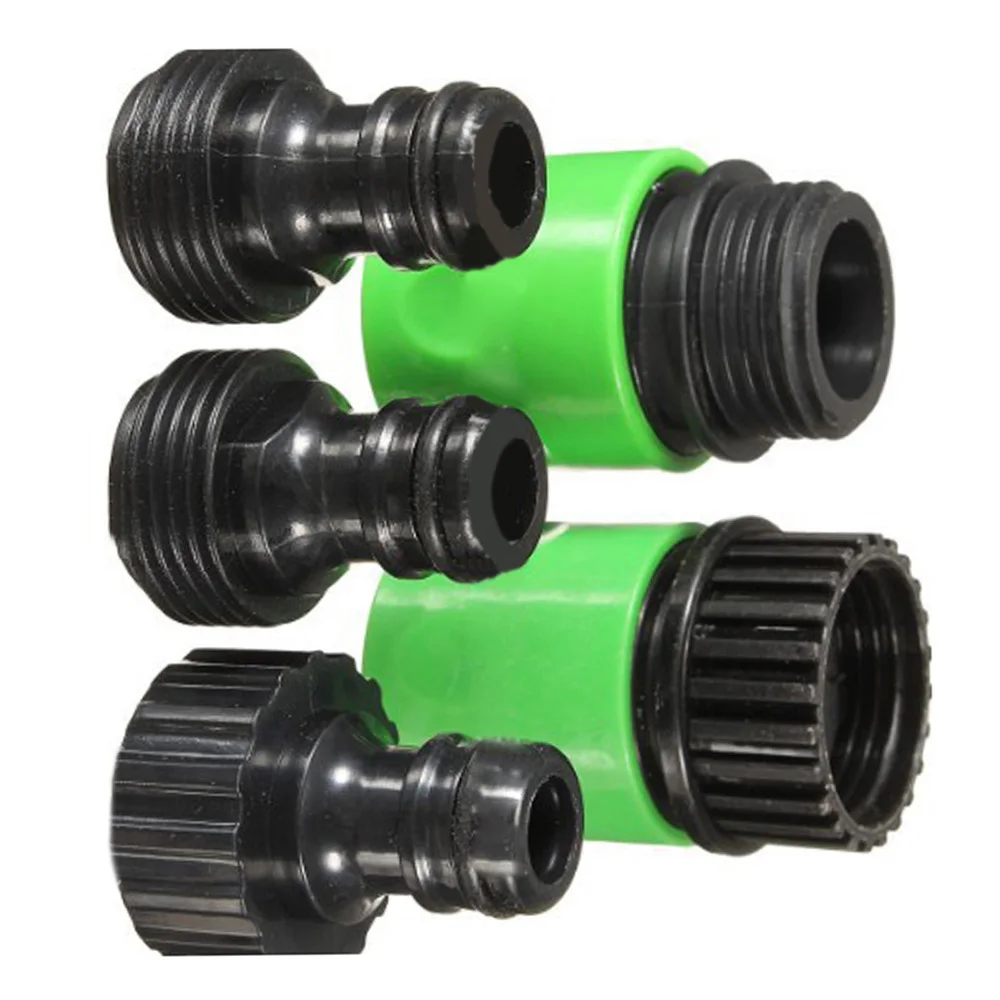 5 шт. садовый шланг быстрое подключение пластиковый кран адаптер соединитель
