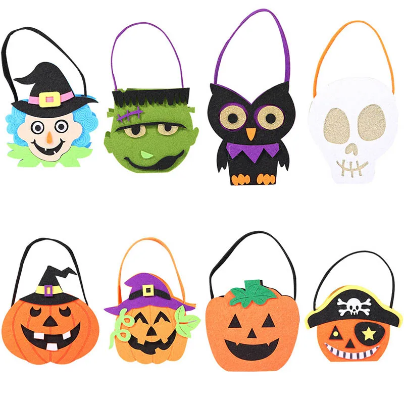 Новинка 2020 украшения для Хэллоуина Мультяшные сумки-тоуты детский праздничный