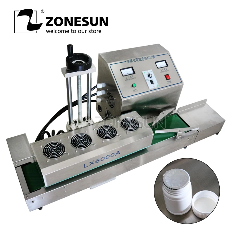 ZONESUN DL-1800 настольная нержавеющая сталь непрерывной индукции герметик магнитной индукции запайки костюм для 15-80 мм диаметр