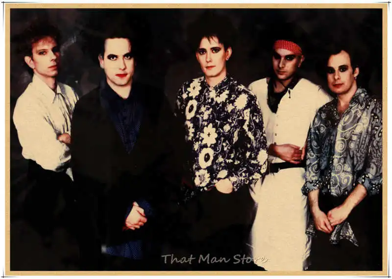 The Cure Rock Band музыка крафт-бумага плакат гостиная столовая настенные декоративные картины 30*21 см