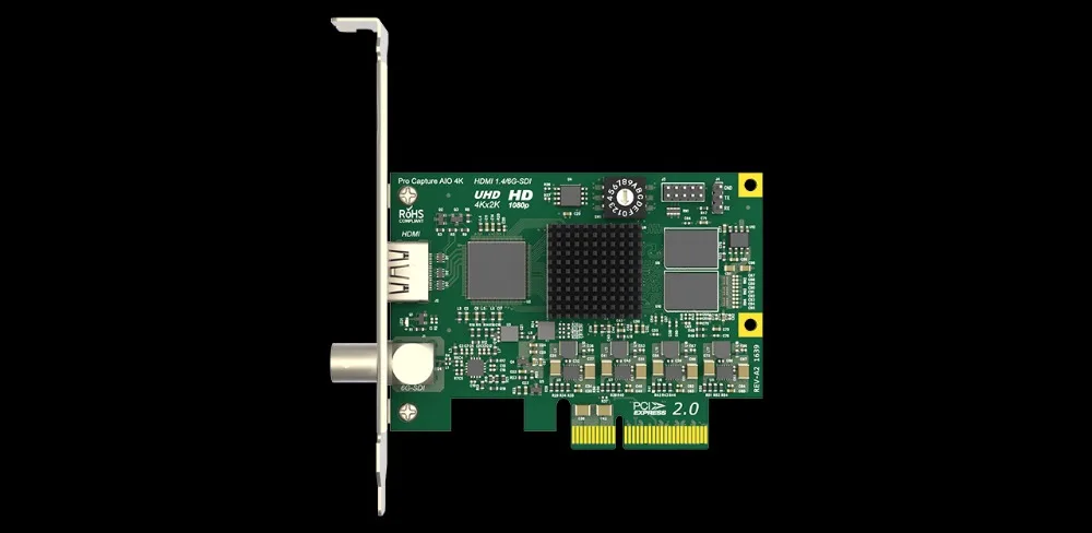 Magewell Pro Capture AIO 4K карта захвата PCIe2.0 HDMI + HD SD 3G 6G SDI вход 4096*2160 2 года гарантии |