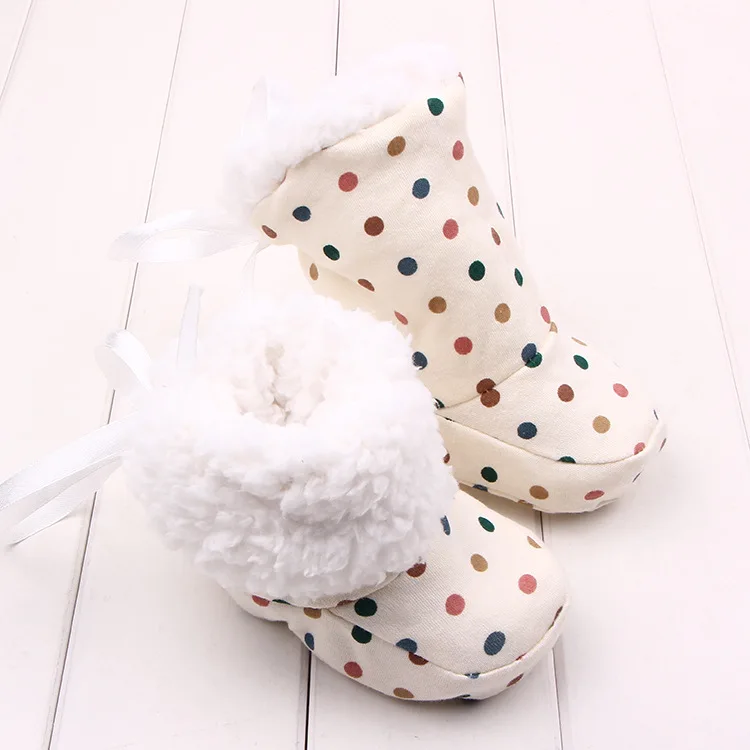 

Зимняя детская обувь для малышей, мягкие хлопковые детские теплые носки для младенцев, ботинки для детей, флисовые сапоги