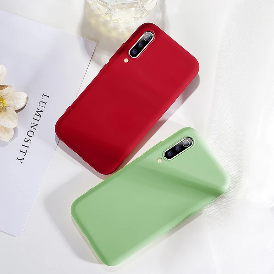 Official Brand Liquid Silicone Rubber TPU Case For XiaoMi 9 SE 8 Lite A2 A1 6X 5X 6 MIX 3 2 2S Cover Soft Back Touch Phone Cases |
