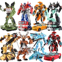 jinjiang 19cm height transformation deformation robot toy action figures toys