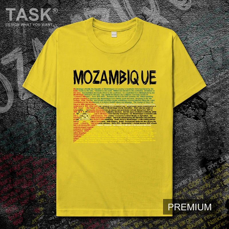 MOZ Mozambican Мужская футболка Новые Топы футболки Одежда с коротким рукавом свитер