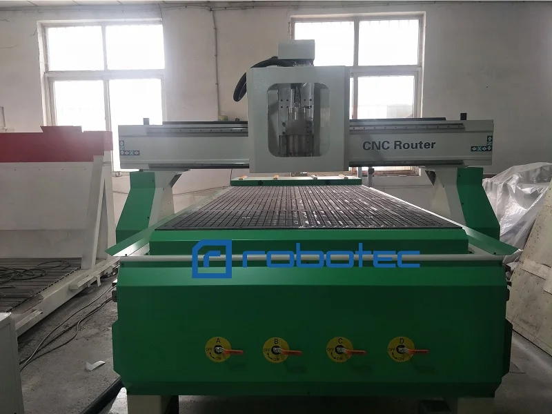 Двойной стол Китай Cnc маршрутизатор/3 осевой фрезерный станок ЧПУ для дерева
