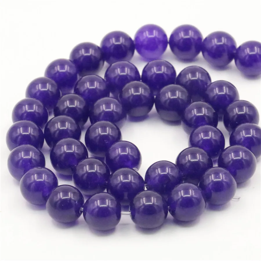 Горячая мода красивая! 10 мм темно фиолетовый Александрит круглой огранки