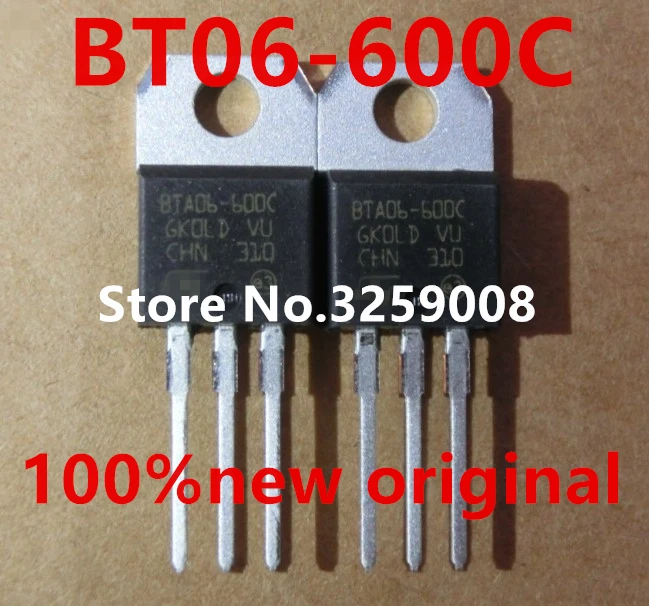 

BTA06-600C 100% new imported original 10PCS