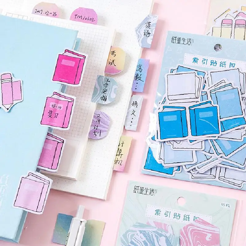 45 шт./компл. Различные Цвет серии цвет впечатление геометрические наклейки для