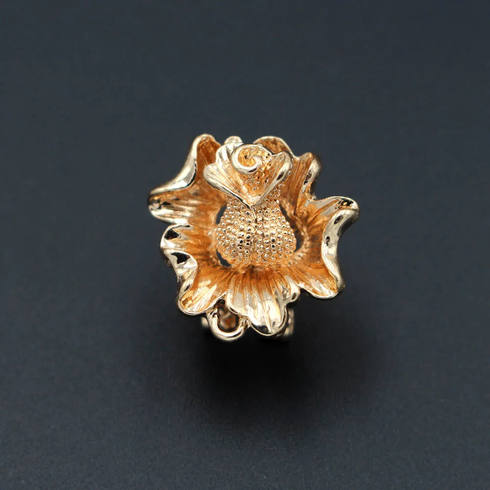 Африканские серьги с коннектором в виде петли классические металлические