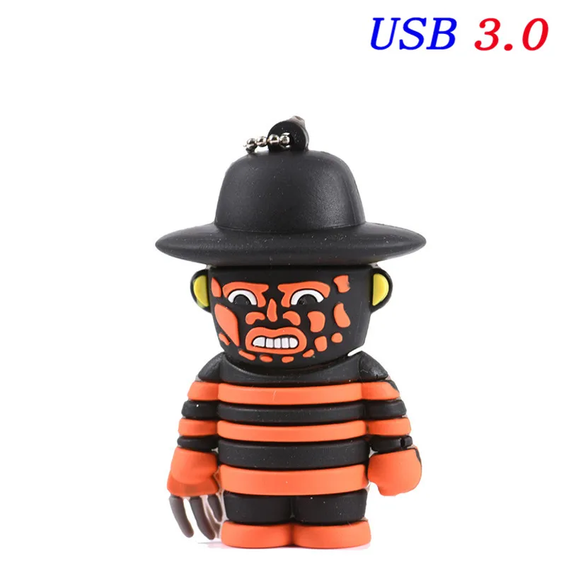 B JASTER мультфильм USB 3,032G Фредди против Джейсона карта памяти, Флеш накопитель 64G Флешка U диск 4GB 8GB 16GB USB флэш-накопитель - Цвет: B