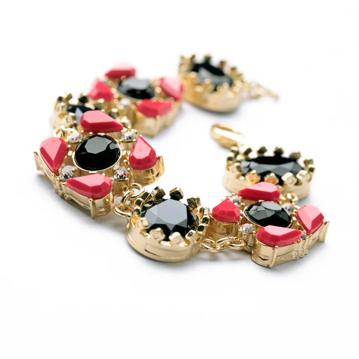 Женские браслеты и элегантные ювелирные изделия из полимерного камня с