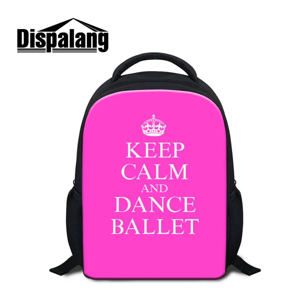 Dispalang школьные сумки с принтом короны для детских садов балета школьная сумка девочек дорожные маленький