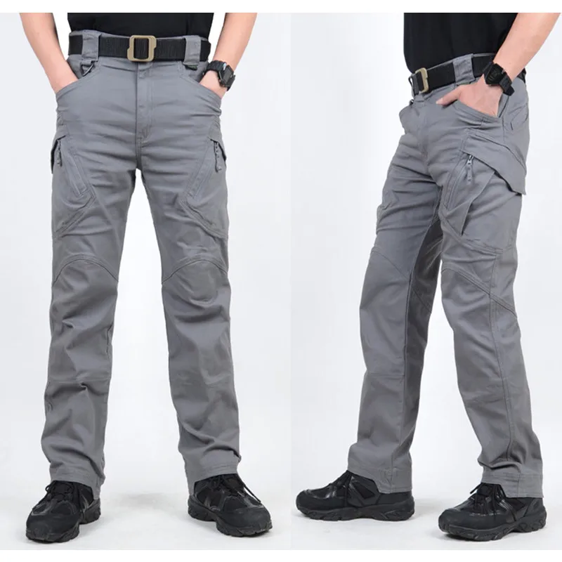 Мужские тактические брюки карго IX9 мужские армейские военные из хлопка с
