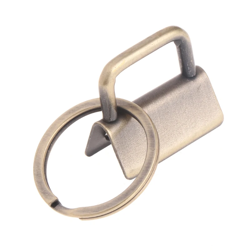 10 шт. брелок для ключей 25 мм Брелок Сплит кольцо наручных браслетов хлопок