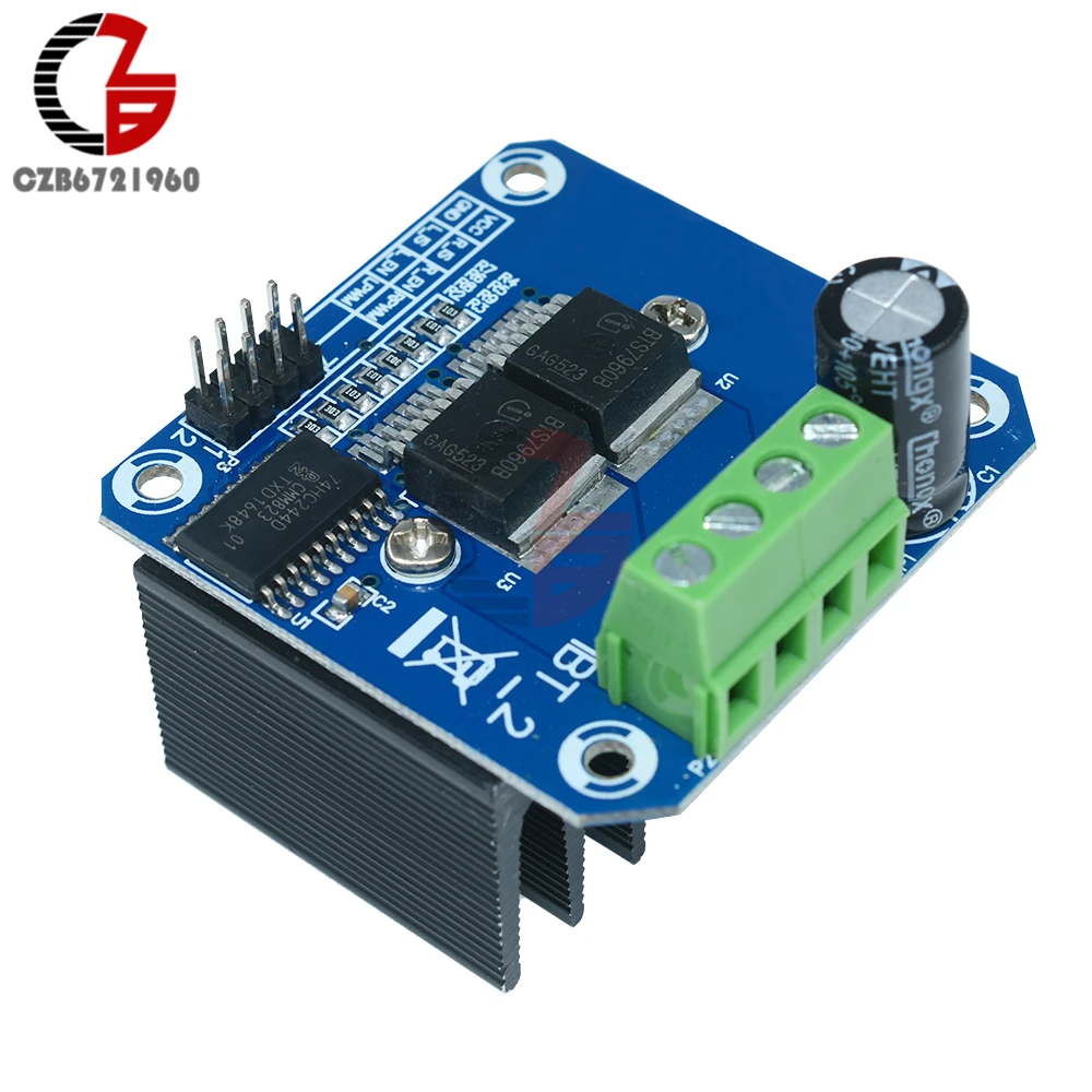 Двойной BTS7960B DC 43A Драйвер шагового двигателя h-мост ШИМ для Arduino Smart Car |