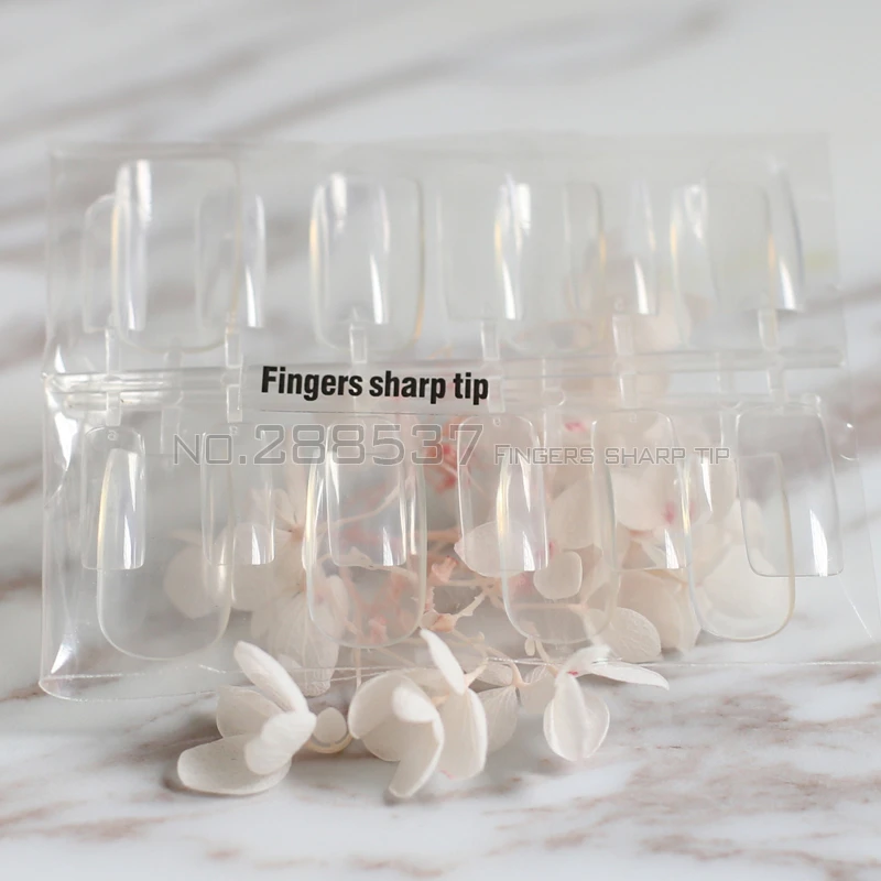 2017 Новинка Супер длинная прозрачная Квадратная Головка конфетного цвета полная