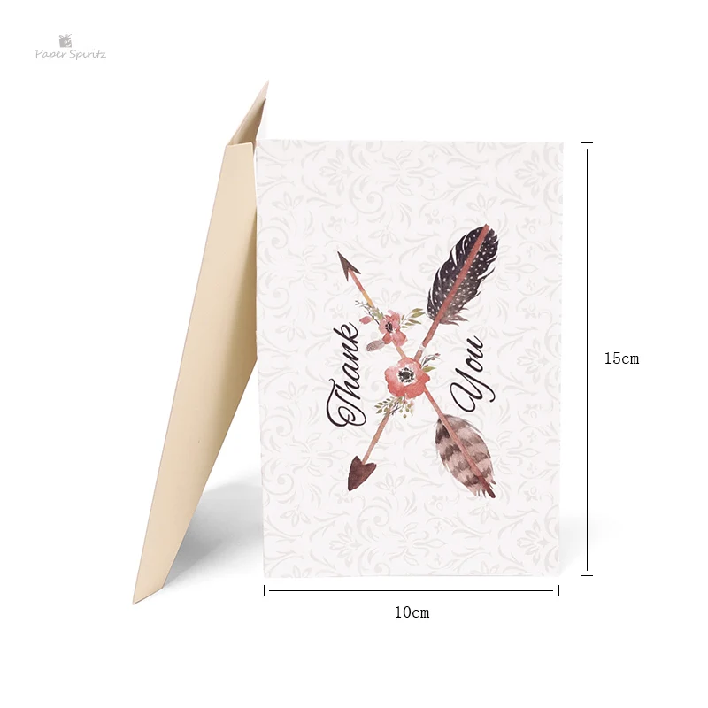 Бумажные свадебные открытки SPIRITZ лазерная бумажная Визитница с пустым конвертом