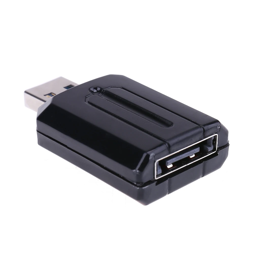 Черный Высокоскоростной USB 3 0 для eSATA Plug and Play до 5 Гбит/с конвертер адаптер