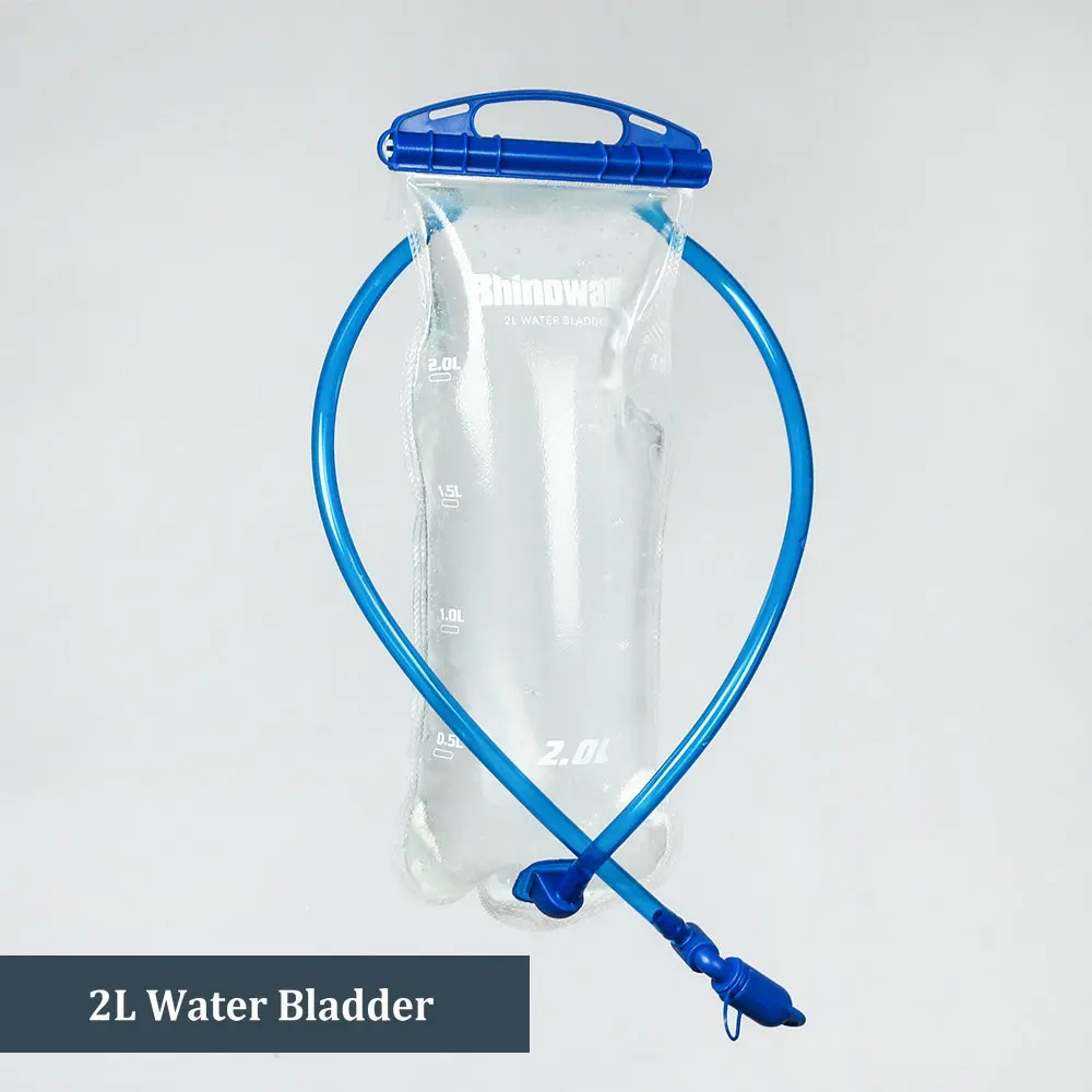 2L water bag RHINOWALK велосипедный рюкзак+ 2L водный Пузырь Сверхлегкий Велоспорт 12L нейлон водонепроницаемый дышащий для езды на велосипеде сумки 2 цвета - Цвет: 2L water bag