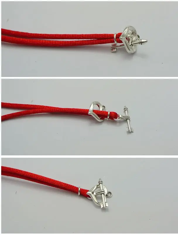 100 комплектов тибетских серебряных застежек в виде любящего сердца и стрел | Дом