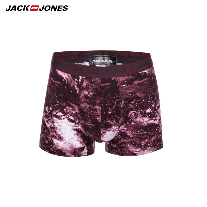 Jack Jones Brand 2018 NEW COTTON fashion print light boxers male underpants 215392011 |