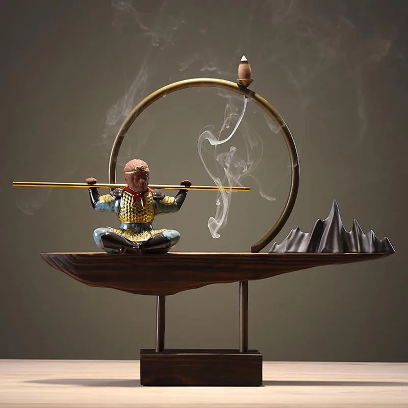 Креативная горелка Zen для благовоний настольные украшения бутик Король обезьян