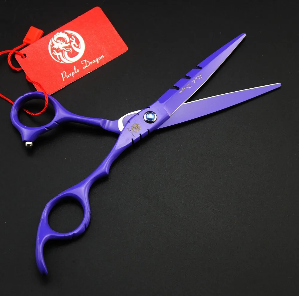 FAST Shipping! professional Styling tools hairdressing brand hair scissors purple 5.5/6 inch high-grade barber salon shears | Красота и