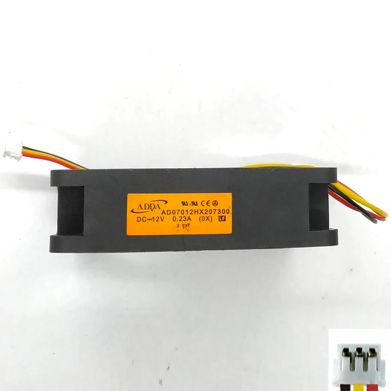 Оригинальный ADDA AD07012HX207300 7020 7 см DC 12V 0.23A GM1207PKVX A 3 линии проектор охлаждающий