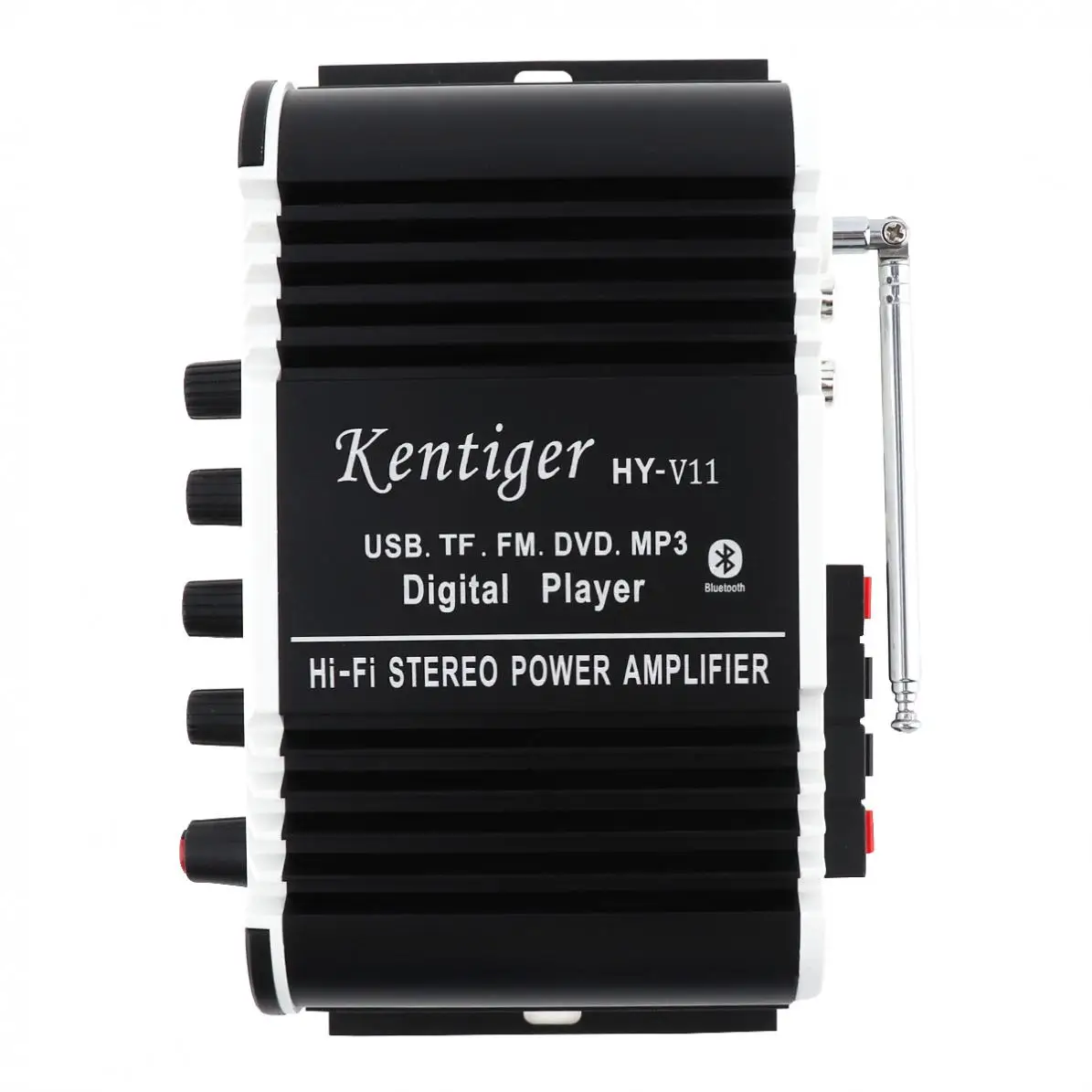 Kentiger V11 2 канальный Hi Fi Bluetooth автомобильный аудио усилитель мощности проводной