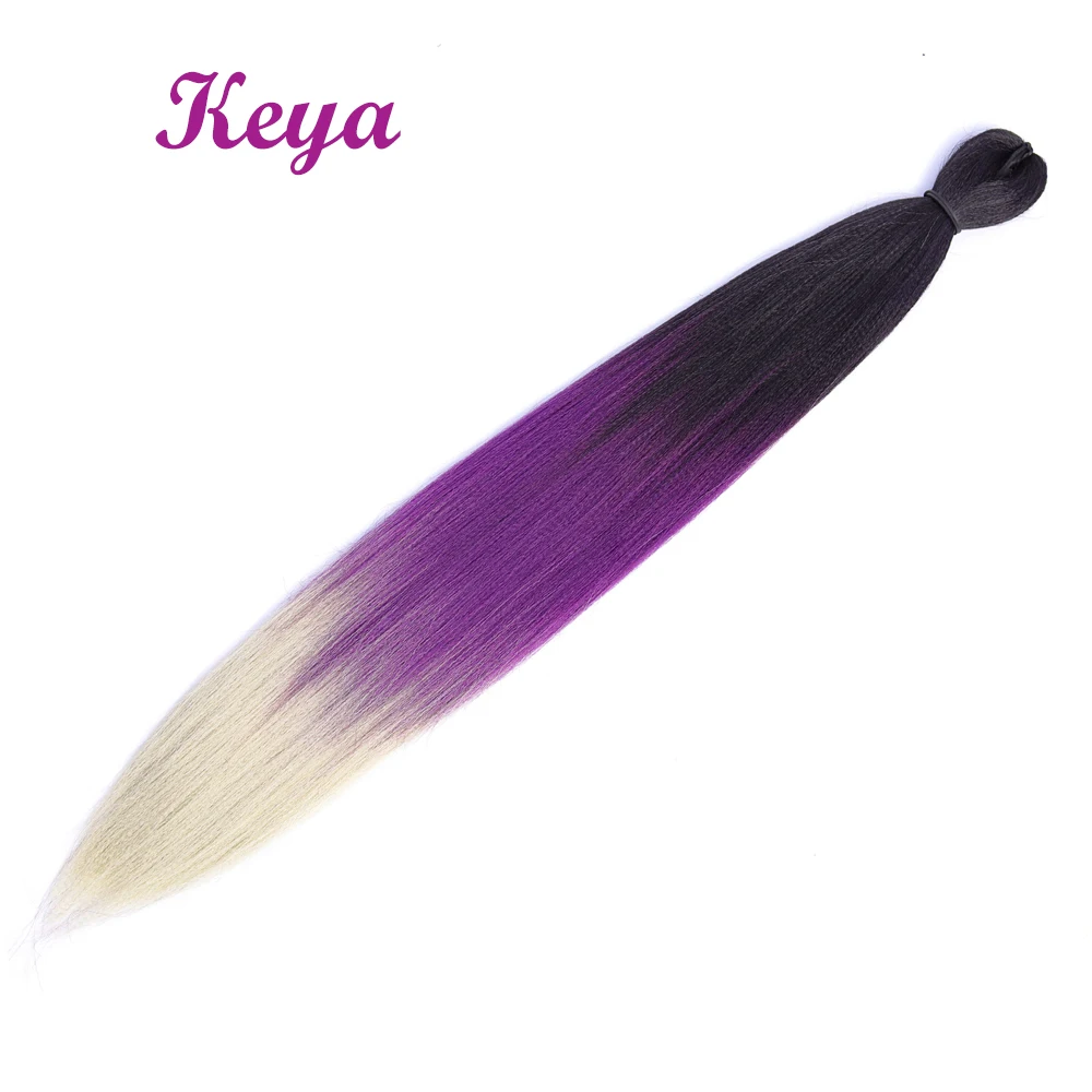 Женские косички Keya Easy Jumbo предварительно растянутые из натурального меха ЭЗ 24