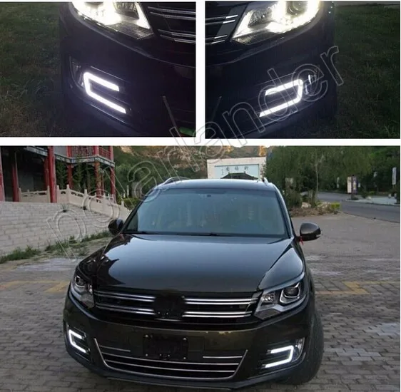 2pcs White COB LED car Daytime Running Driving Light Headlight headlamp U Shape Free Shipping | Автомобили и мотоциклы