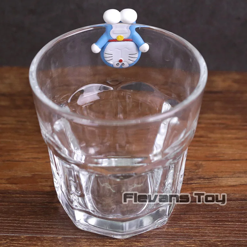 PUTITTO Doraemon чашки украшения Nobita Минамото Шизука Big G Suneo мини ПВХ Фигурки игрушки, Мультяшные куклы 8 шт./компл. в штучной упаковке
