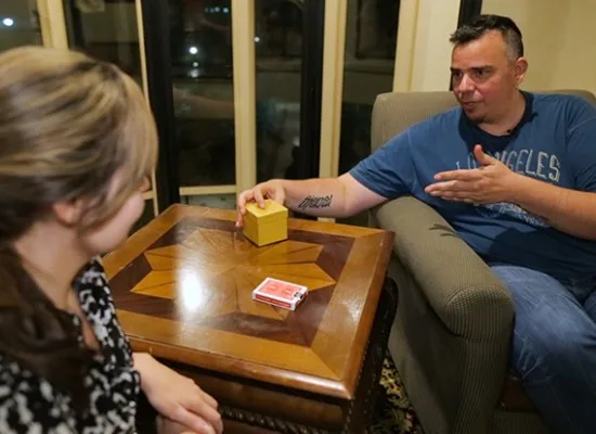 Новинка 2017 черный подарок (мерцающие и онлайн инструкции) волшебный трюк