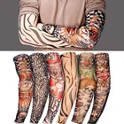 Эластичный рукав с татуировкой, 1 шт., УФ-тату, рукава на руку, чулки унисекс на руку, временная поддельная татуировка, рукава, набор
