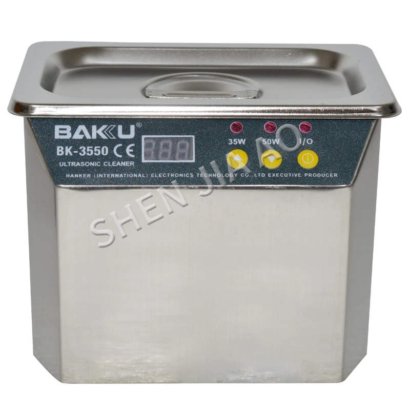 Нержавеющая сталь Ультразвуковой очиститель BK 3550.220V или 110V для
