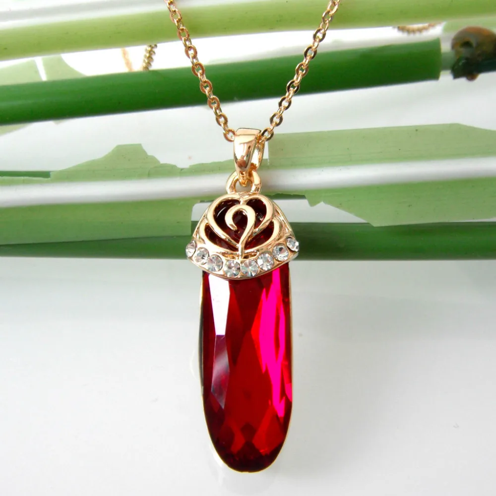 Navachi цветок капли воды Красочный Кристалл кубический циркон кулон ожерелье