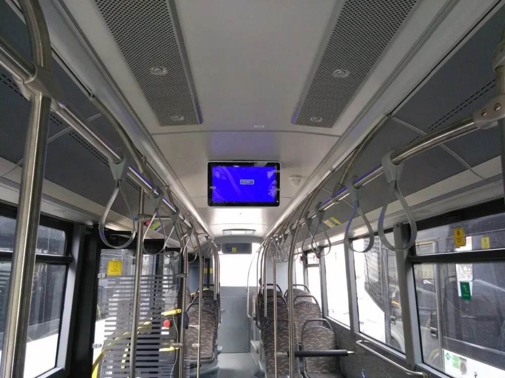 DC12-24V 21," металлический каркас на крышу монитор автобуса 2 AV вход потолочный дисплей с Android4.4 O.S. 3g 4G gps VGA HDMI USB SD