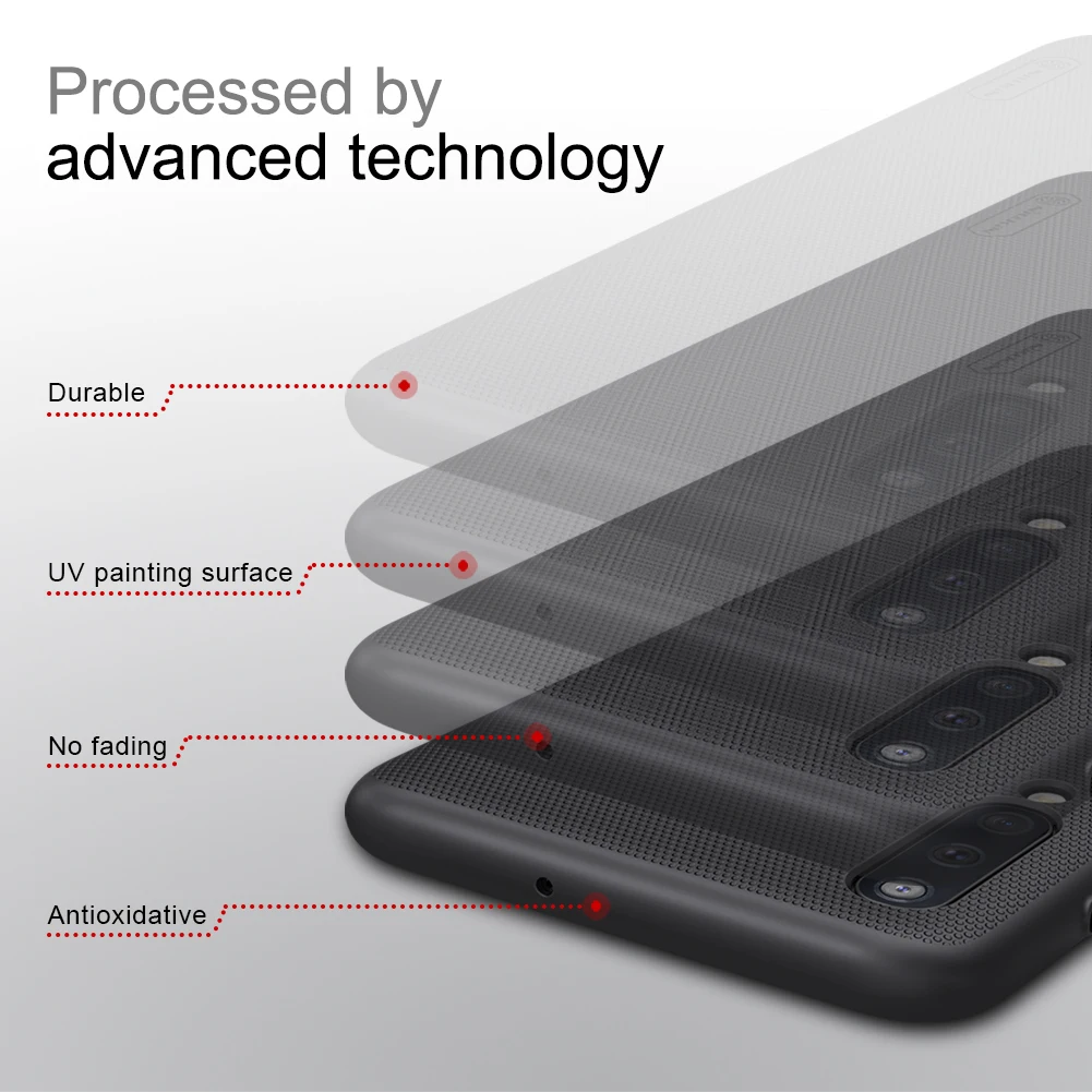 Матовый чехол Nillkin для Samsung Galaxy A50 суперматовый защитный мобильного телефона