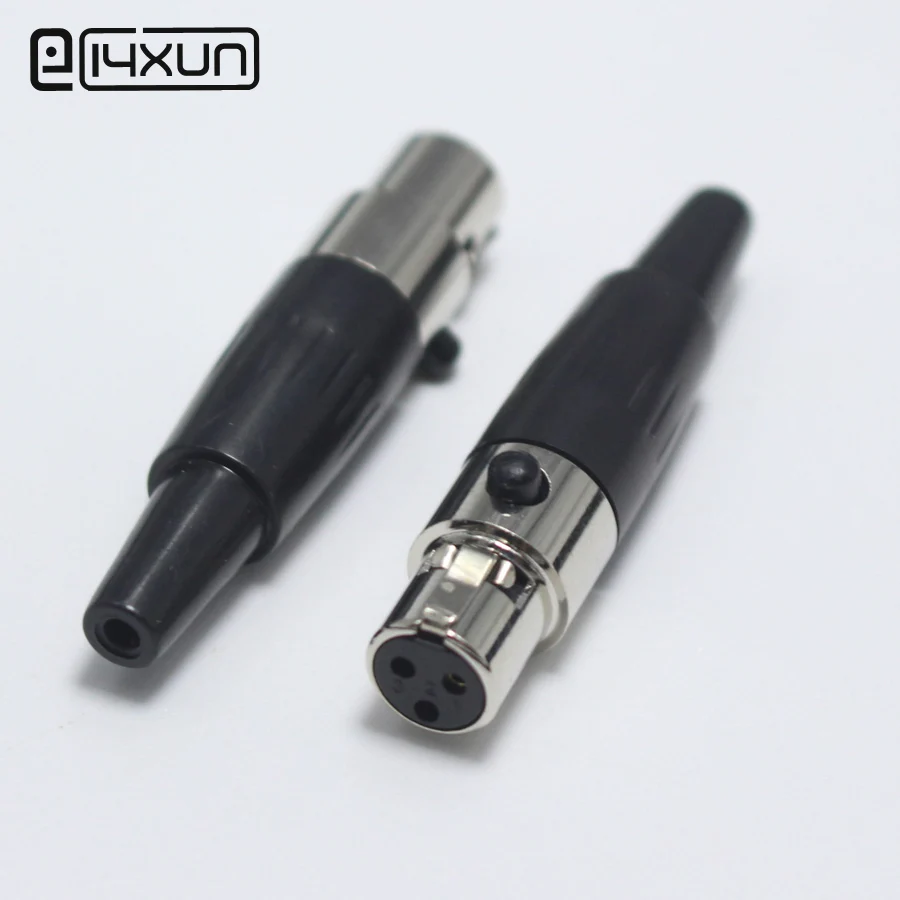 1 шт. мини XLR гнездовой разъем с хвостом 3 Pin маленький P Аудио Микрофон соединитель