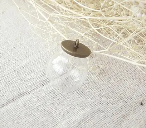 Стеклянный Подвеска из стеклянного флакона пузырьковый шар 12 мм 20 х12 Пустые